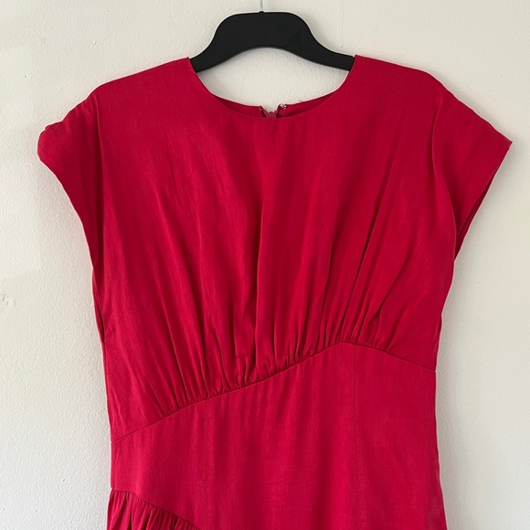 AJE Euphoria Reflections MIDI Dress • Rouge • Size 12 • RRP $595 - Picture 8 of 13